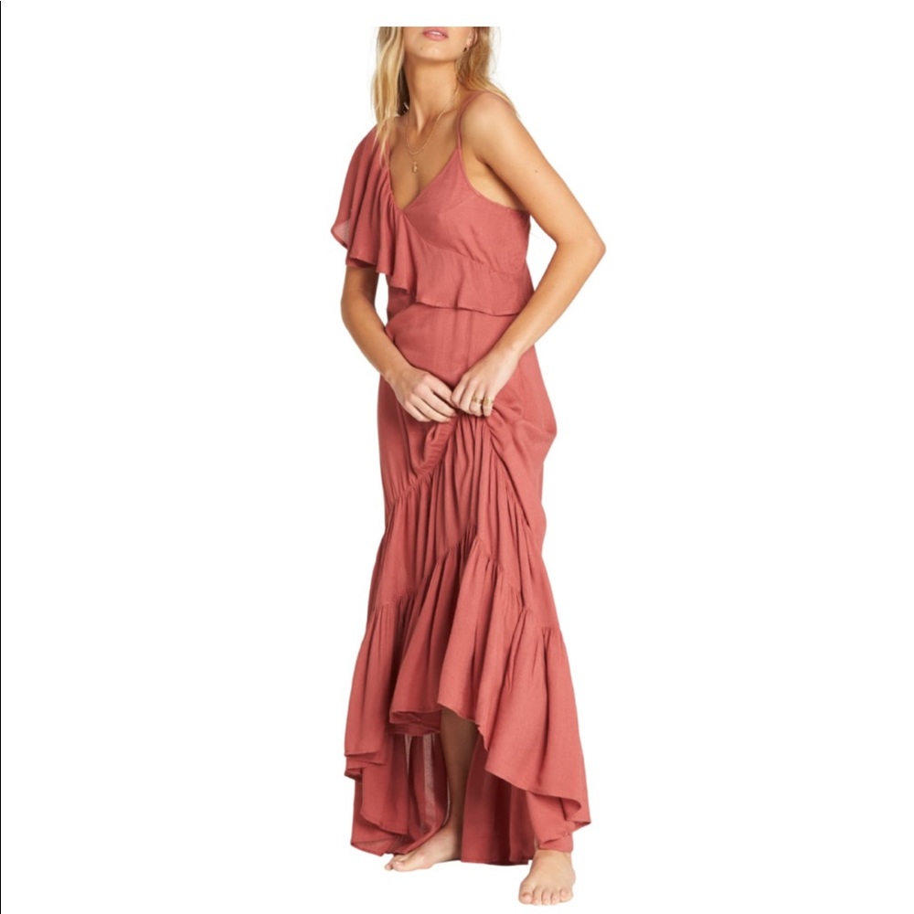 Billabong One Shoulder Maxi Dress NWT